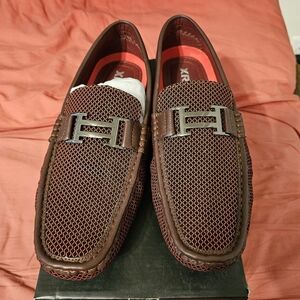 XRay Men's Loafers Slip-On shoes. Red color. Size 11
